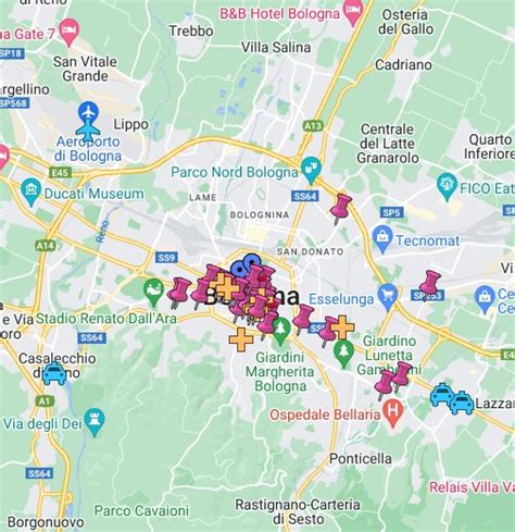 bologna italy google maps